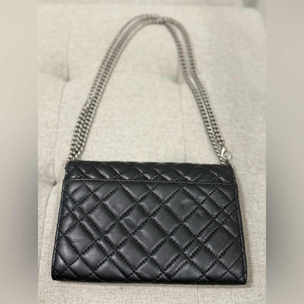 Kurt Geiger Black Quilted Crossbody Bag